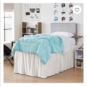 Never Used: Twin XL Dorm Bed Skirt 32”